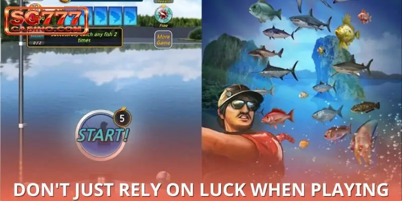 Fish shooting is not only based on luck but also requires strategy.