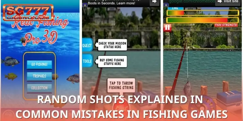 Real reasons behind losses in common mistakes in fishing games