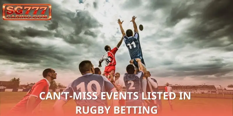 Highlighting the biggest rugby tournaments