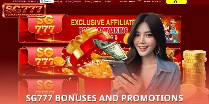 sg777 bonuses and promotions