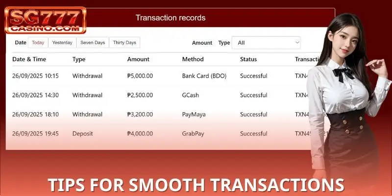 Security features in SG777 Withdrawal