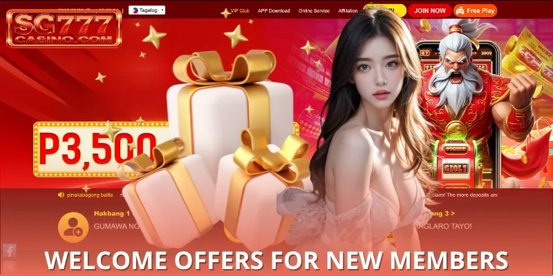 Welcome offer for new members